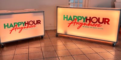 折りたたみ式ポータブル・バック・バー 54