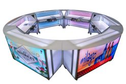 Circular Portable Event Bar Circular Portable Event Bar