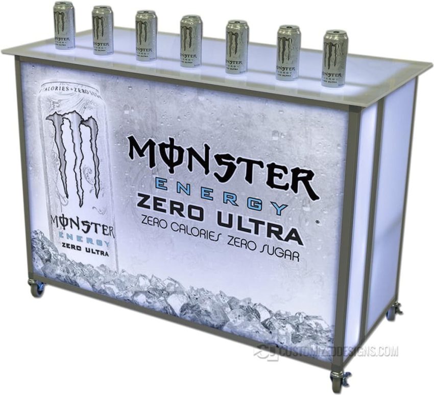 LED照明付きプロモテーブル - 展示会テーブル