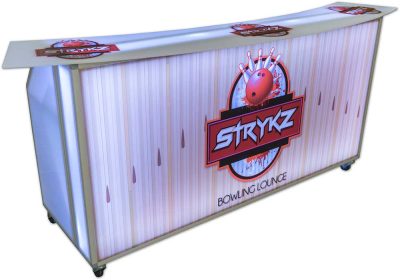 62 Portable Bar Aluminum Frame