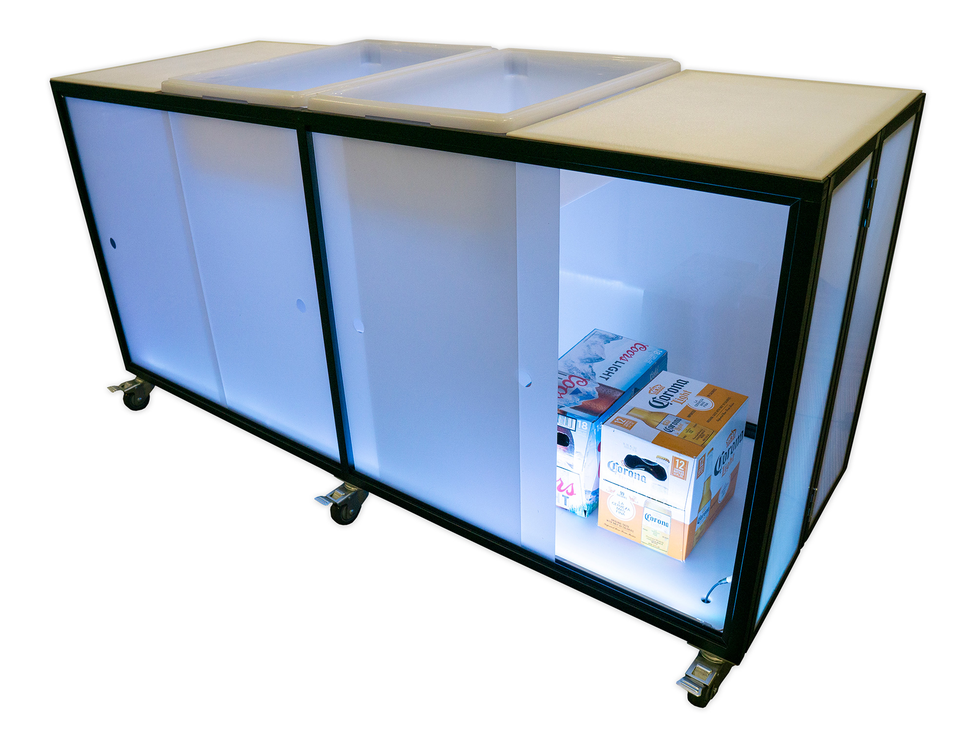 Portable Back Bar 72 | Folding, Lightweight & Customizable