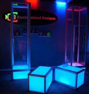 Columnas LED modulares personalizadas