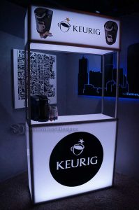 Expositor modular para ferias Keurig