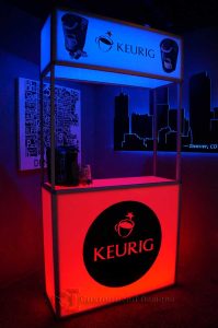 Expositor modular para ferias Keurig