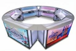 Signarutre 62 Circular Portable Event Bar Signarutre 62 Circular Portable Event Bar