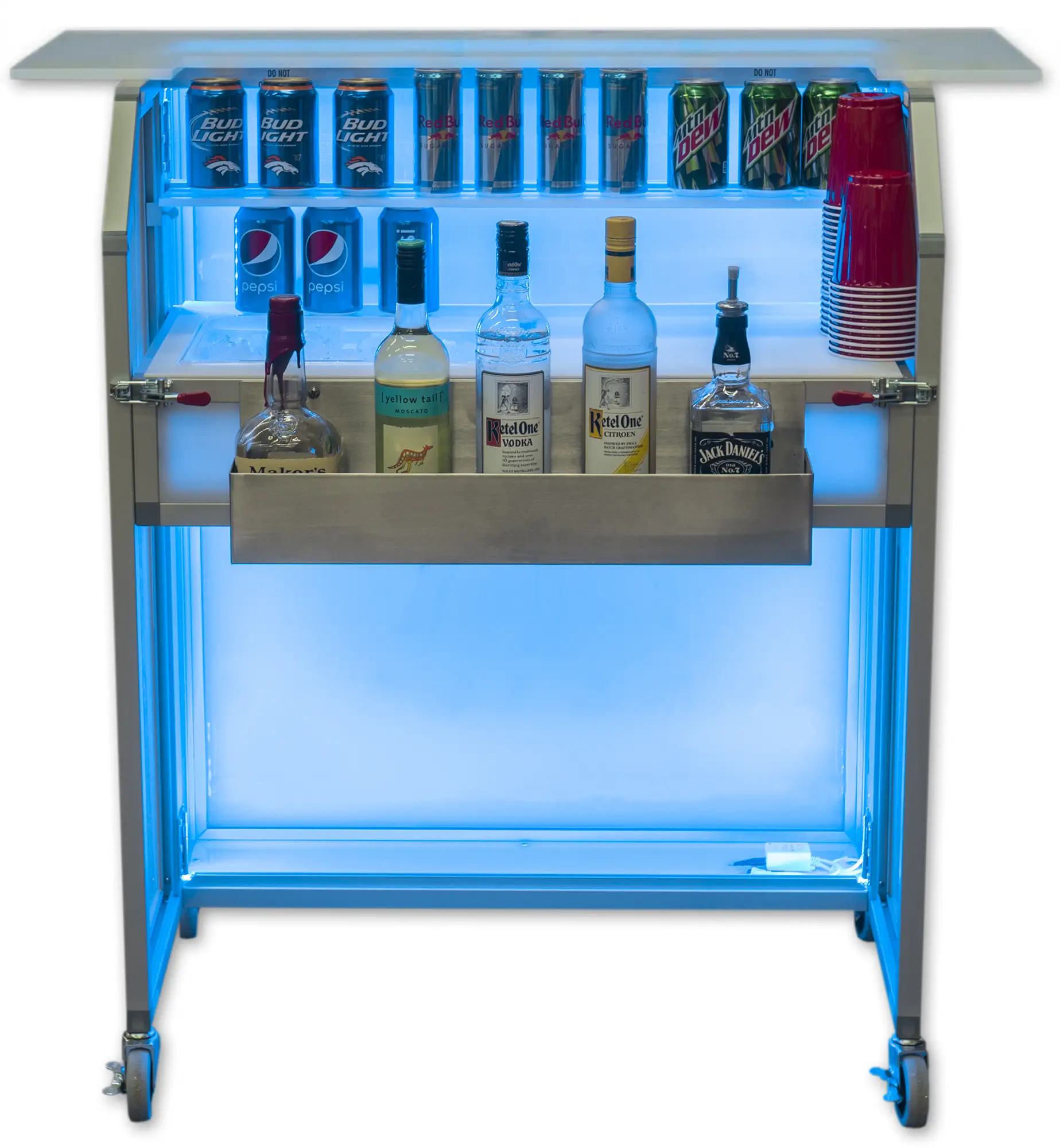 Mobile Mini Portable Bar - Rear View Mobile Mini Portable Bar - Rear View