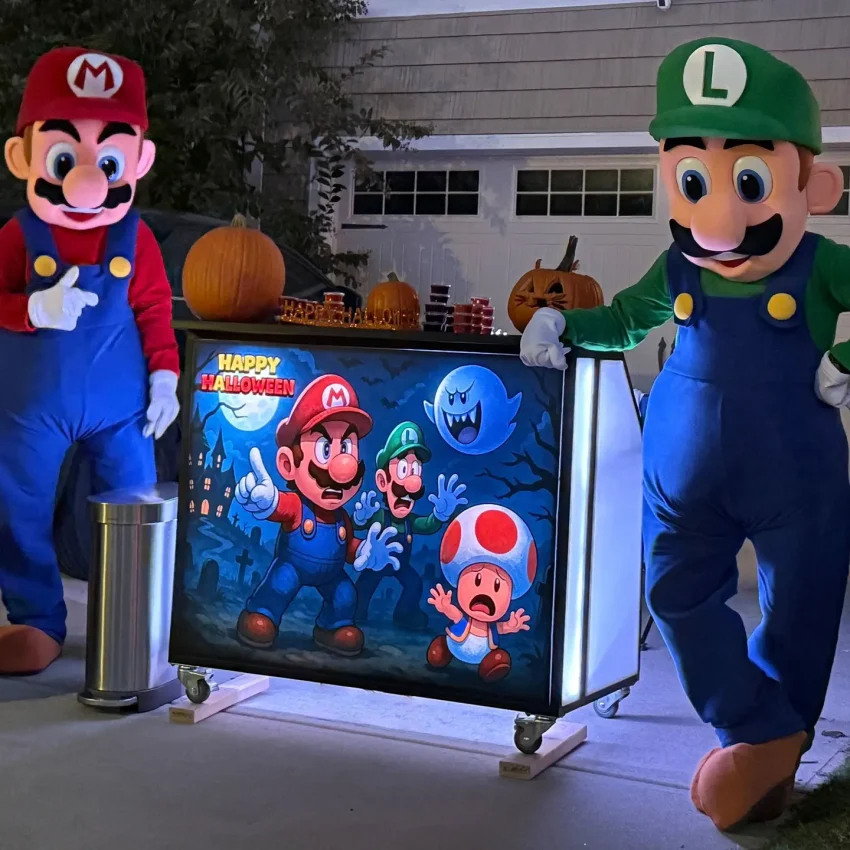 Fusion 48 Portable Bar w/ Halloween Themed Mario Graphic Fusion 48 Portable Bar w/ Halloween Themed Mario Graphic