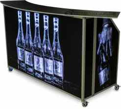 Barra plegable portátil 62" Floh Vodka Barra plegable portátil de 62