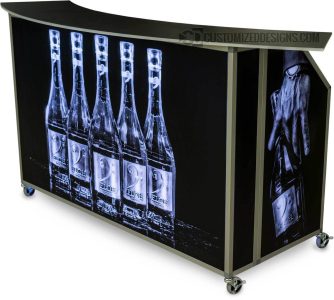 62" Tragbare klappbare Bar Floh Vodka