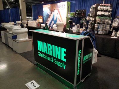 62" Tragbare Bar mit quadratischem Baraufsatz