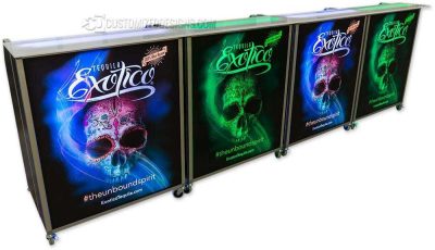 بار متنقل صغير محمول متنقل - إعداد تيكيلا إكزوتيكو المستمر