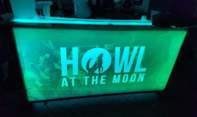 LED Lighted Portable Bar