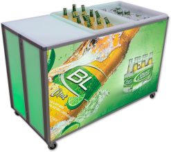 Portable LED Lighted Back Bar Portable LED Lighted Back Bar
